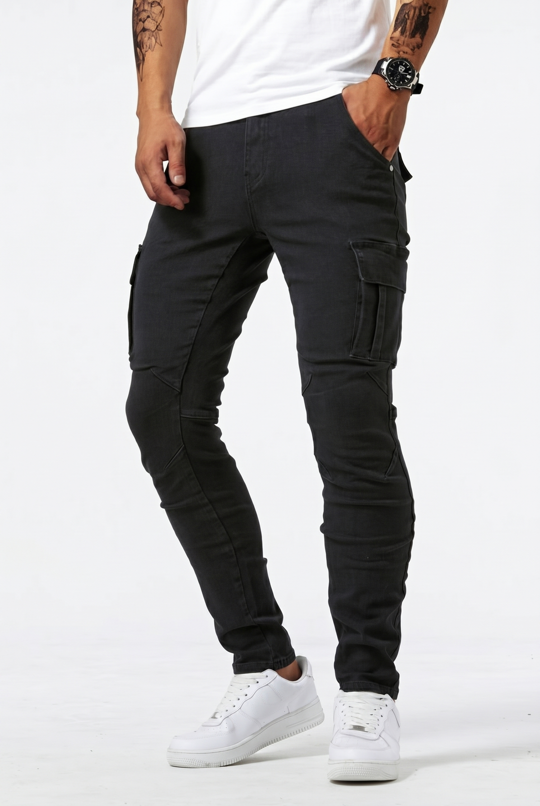 Hosen Herren - Slim Fit Street Trend Cargo-Hosen