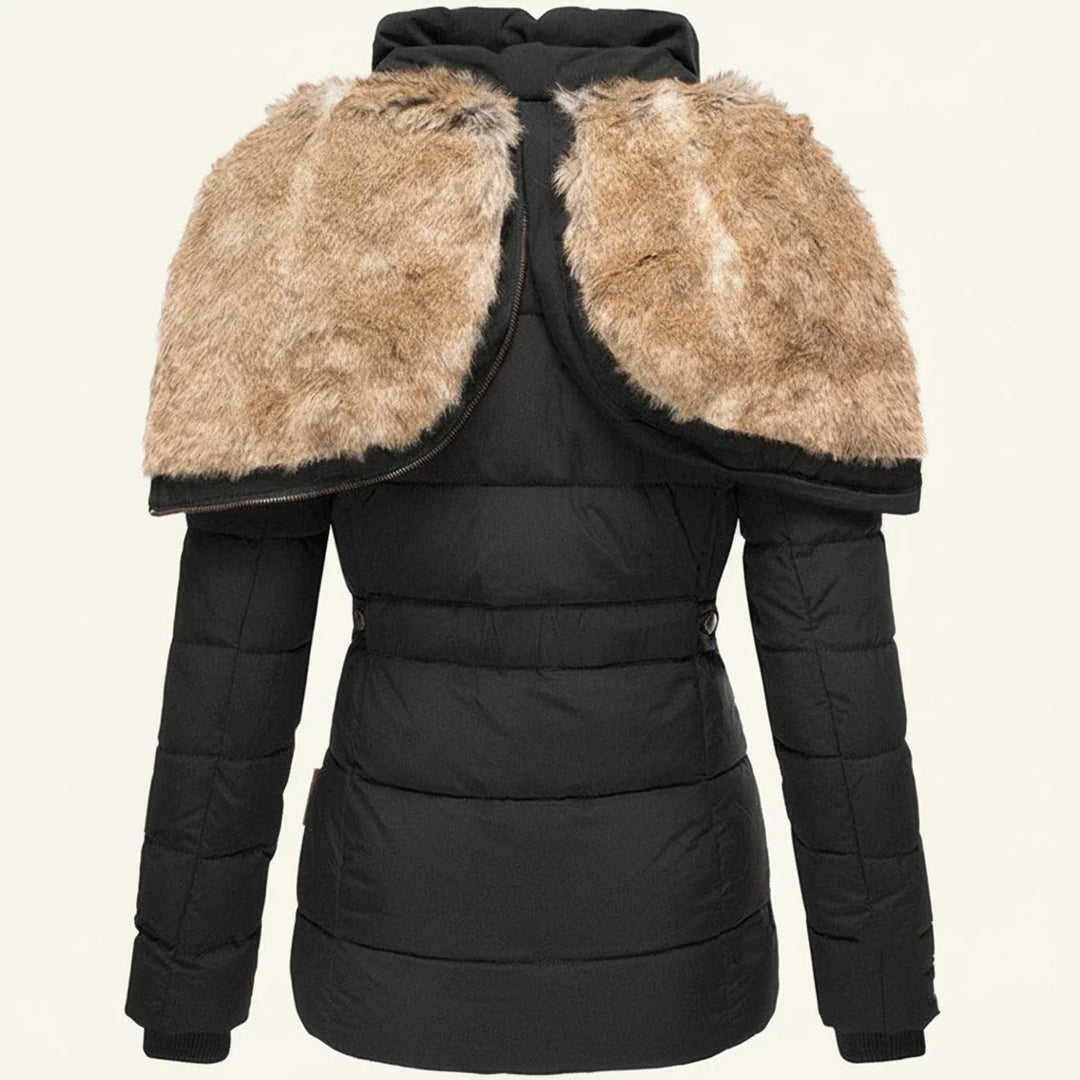 Hooded Winter Puffer Jacket für Frauen