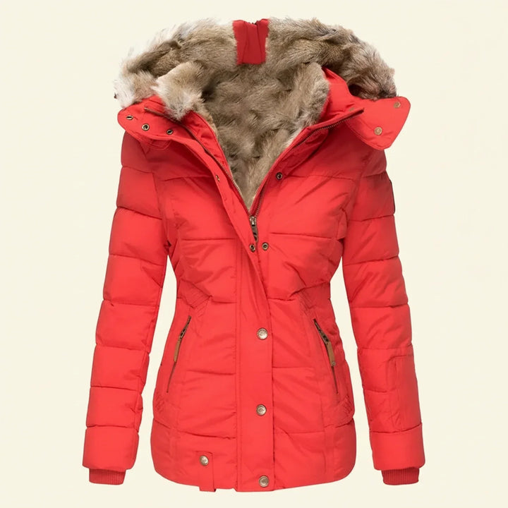 Hooded Winter Puffer Jacket für Frauen