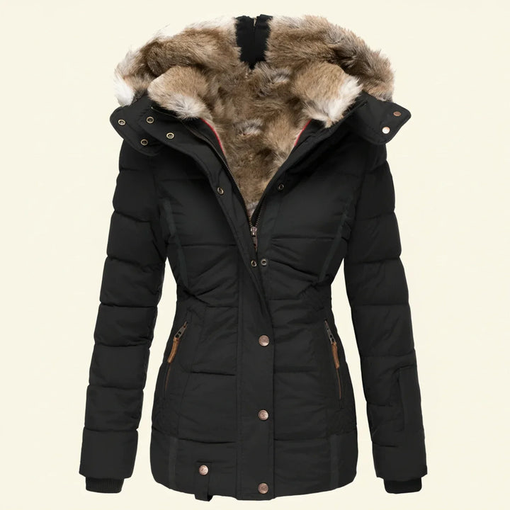 Hooded Winter Puffer Jacket für Frauen