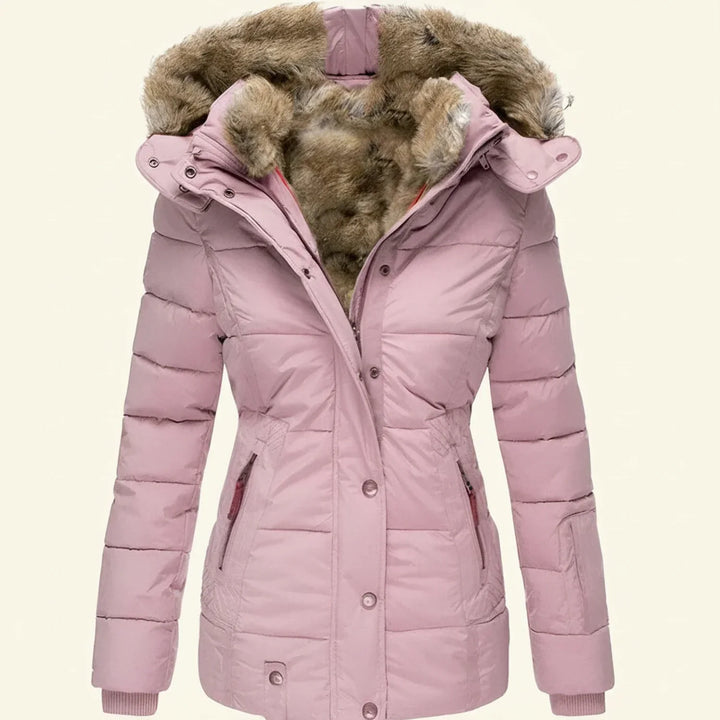 Hooded Winter Puffer Jacket für Frauen