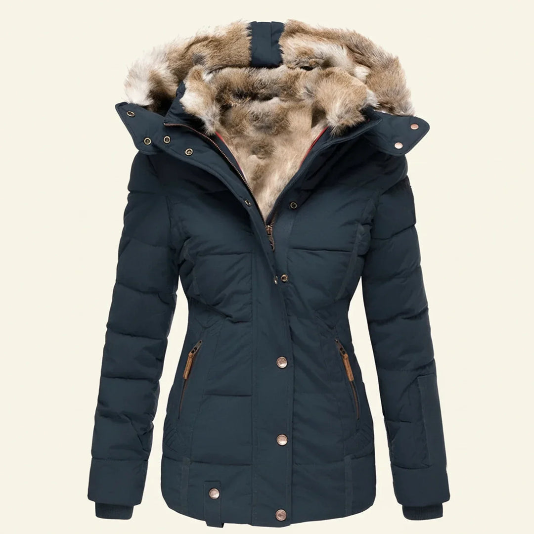 Hooded Winter Puffer Jacket für Frauen