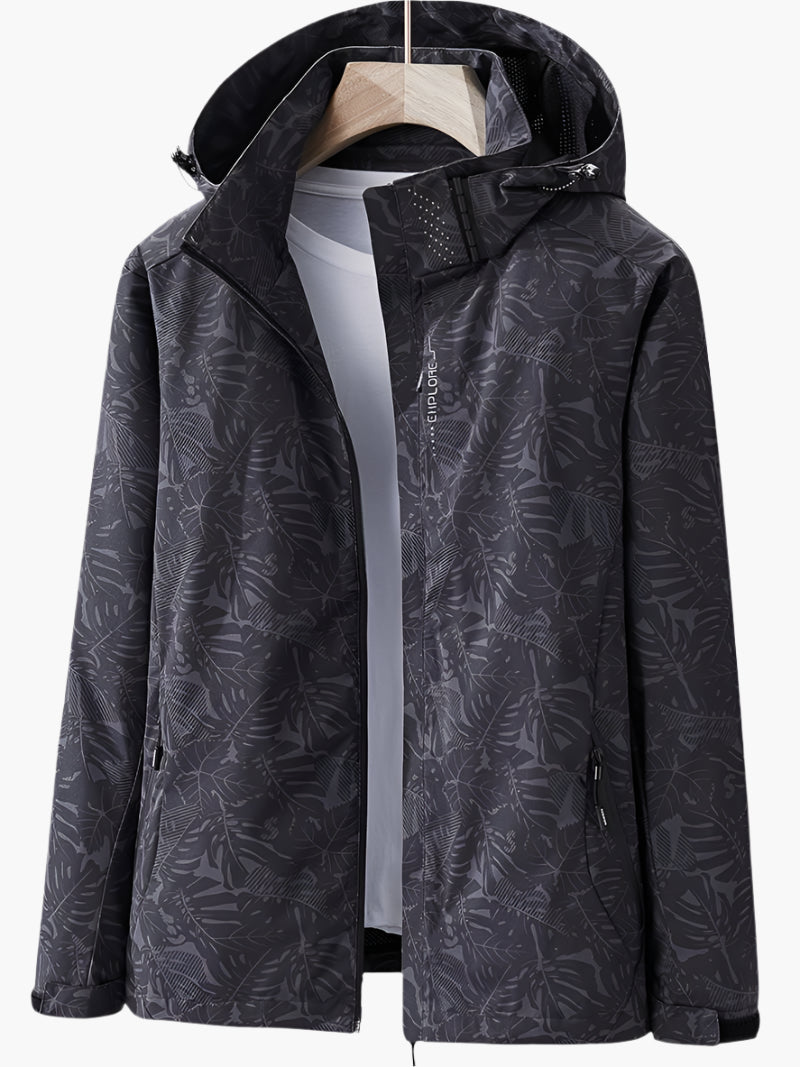 Damen Outdoor-Jacke mit Kapuze – wasserdicht, winddicht &amp; atmungsaktiv – stylische Funktionsjacke für Freizeit &amp; Alltag