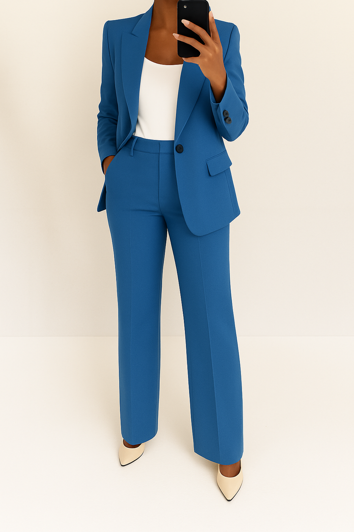 Damen Zweiteiler | Langärmliger Blazer und Hose
