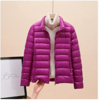 Josien | Damen Ultraleichte Gefütterte Jacke mit Leichter Isolation