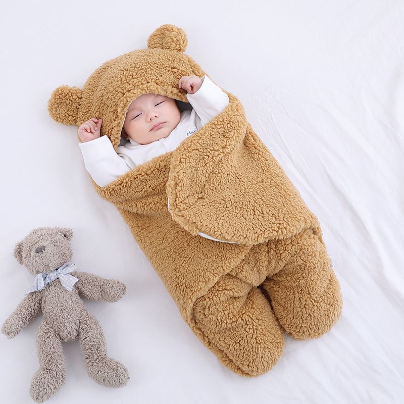 SnuggleBear Comfortable Swaddle Blanket