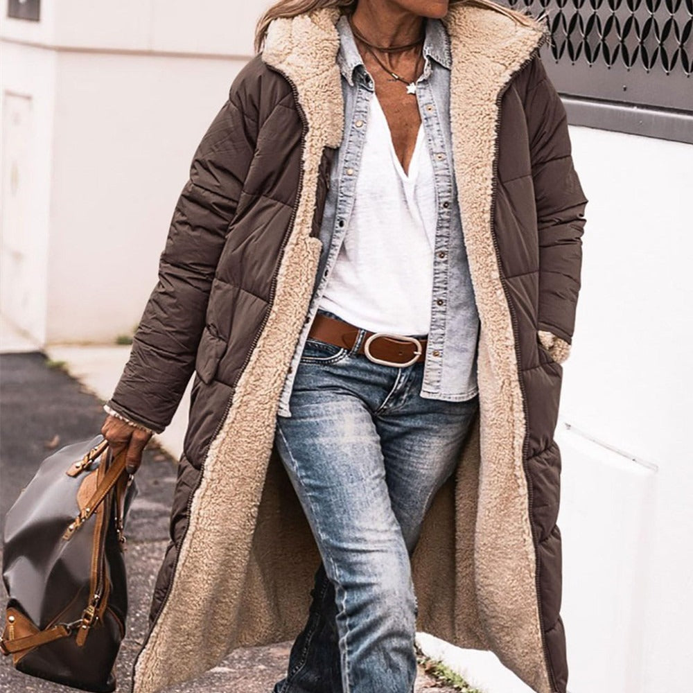 Doudoune réversible femme – Deux looks en un, Confortable pour les jours froids