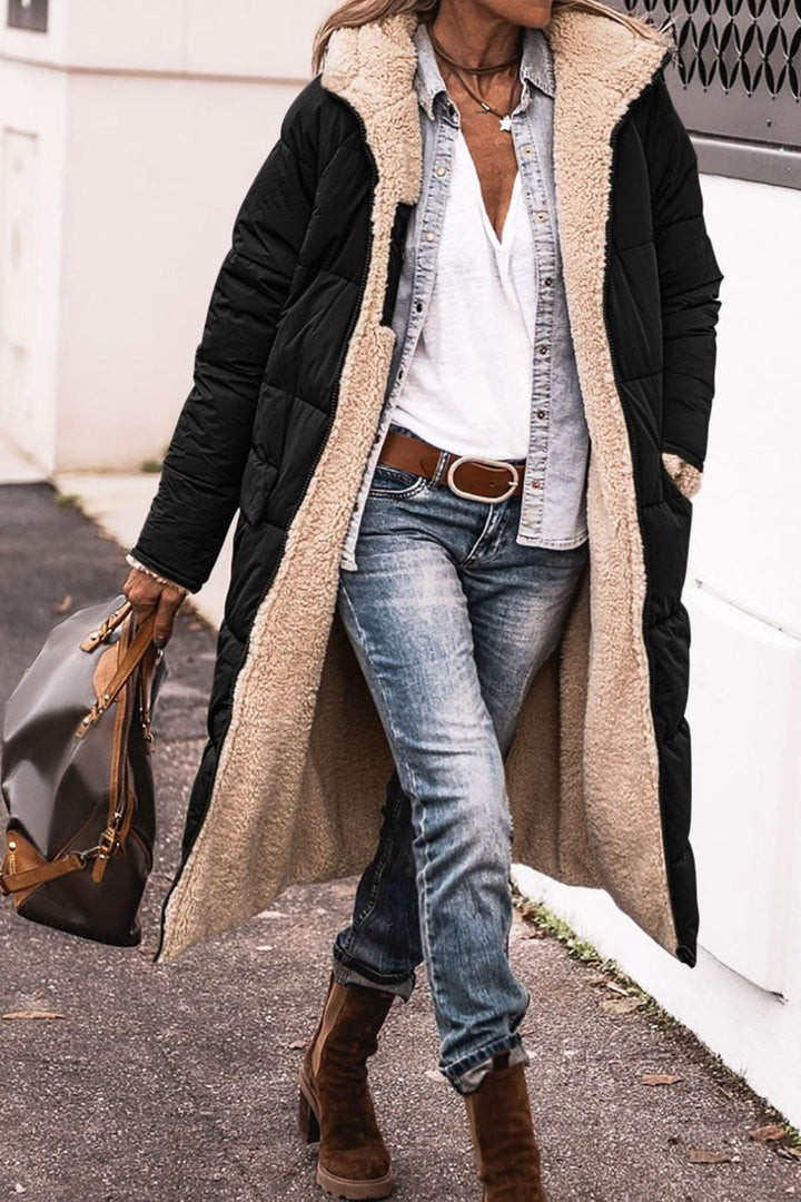 Doudoune réversible femme – Deux looks en un, Confortable pour les jours froids