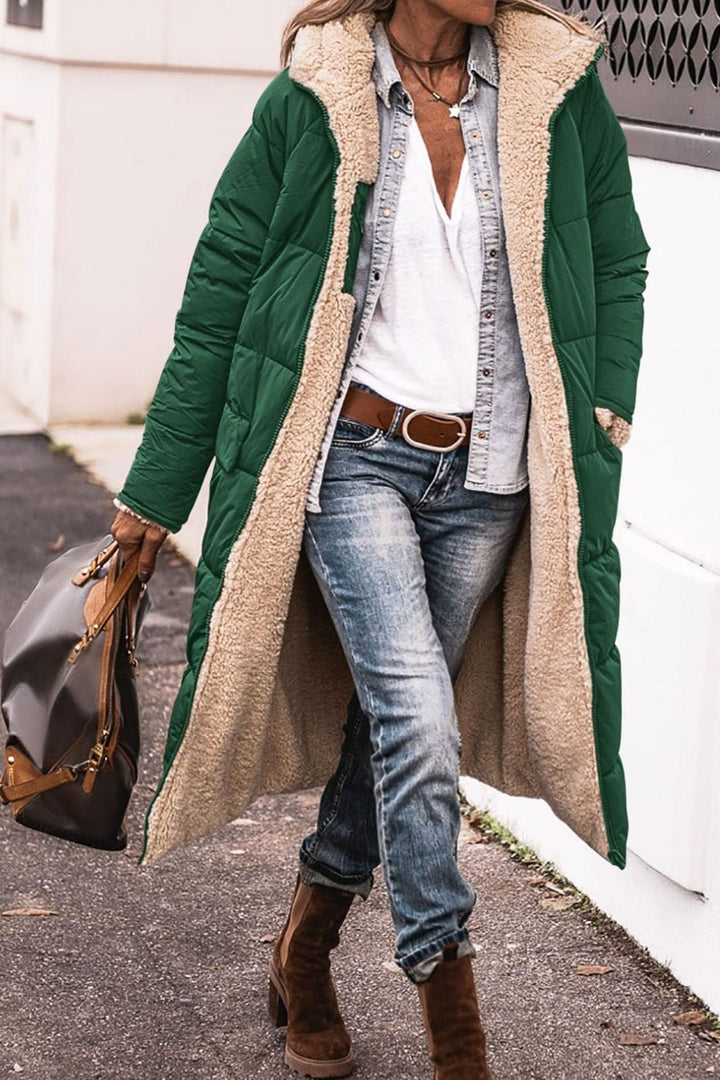Doudoune réversible femme – Deux looks en un, Confortable pour les jours froids