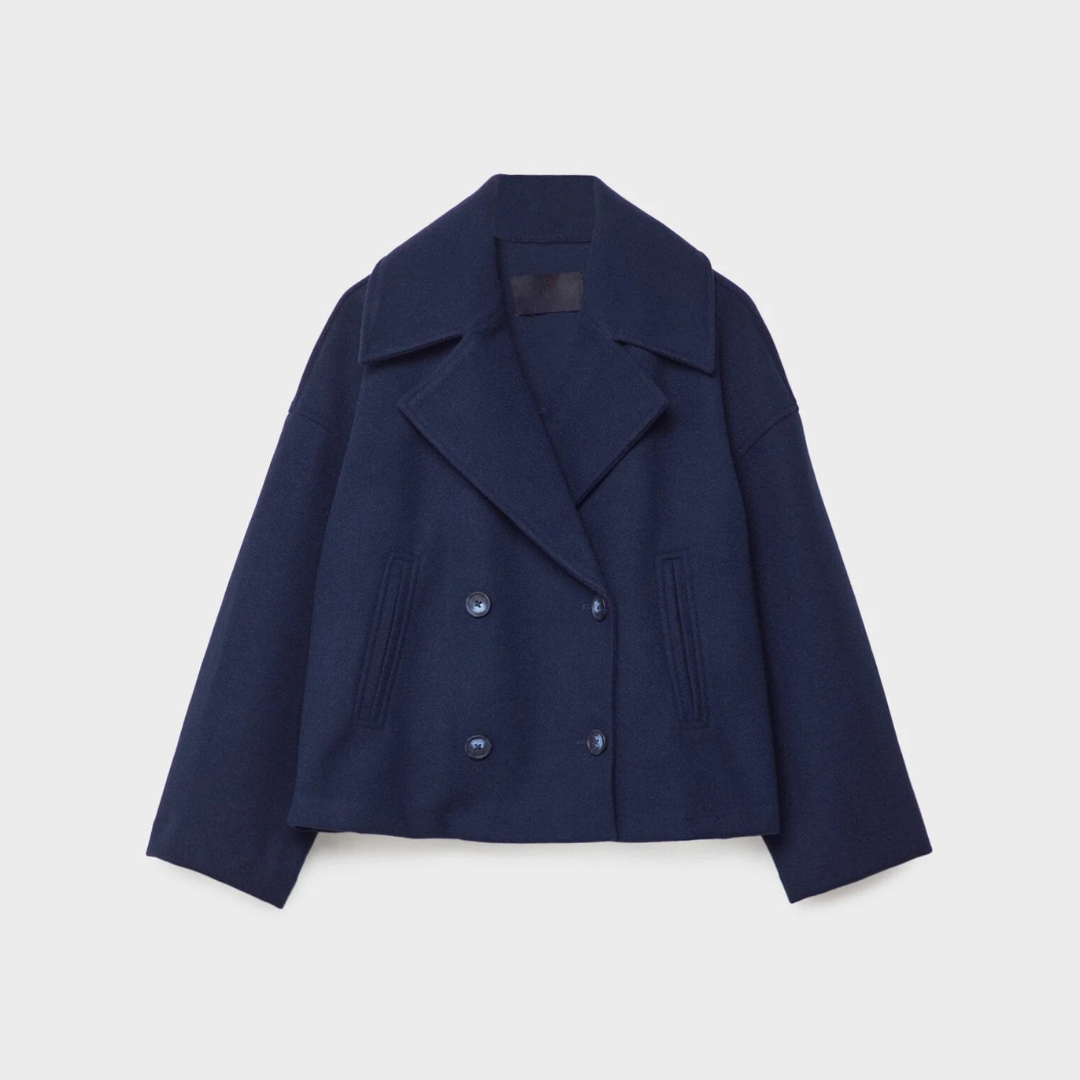 Jas - Kurze Doppelreihige Damenjacke für Herbst &amp; Winter | Velmira