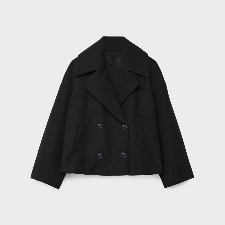 Jas - Kurze Doppelreihige Damenjacke für Herbst &amp; Winter | Velmira