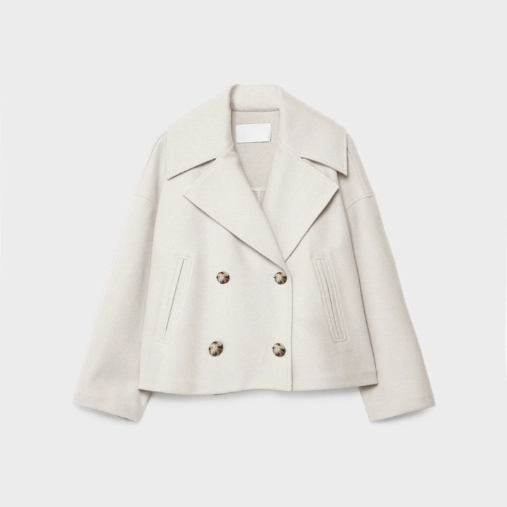 Jas - Kurze Doppelreihige Damenjacke für Herbst &amp; Winter | Velmira