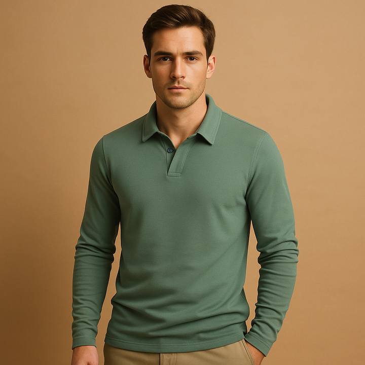 Klassisches Baumwoll-Poloshirt für Herren | Thijs