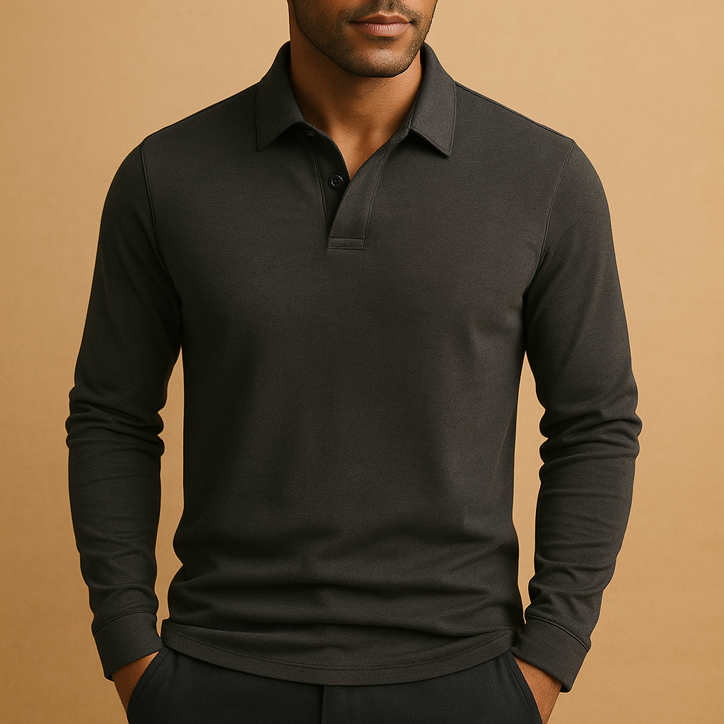 Klassisches Baumwoll-Poloshirt für Herren | Thijs