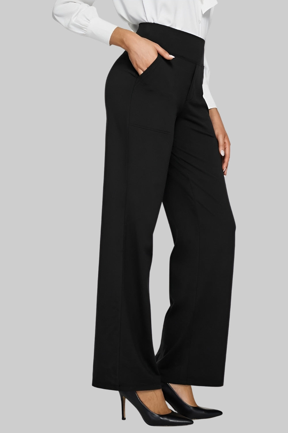 Pantalon Lia Stretch | Pantalon pour femme à la coupe confortable et au tissu stretch doux
