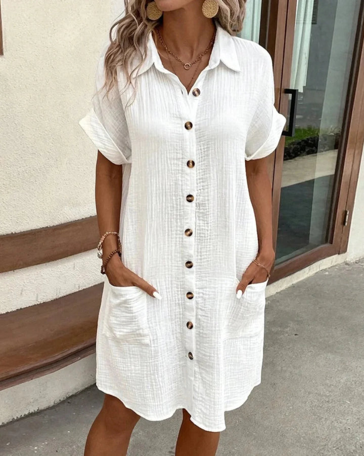 ÉLOISE | Elegant V-Neck Summer Dress
