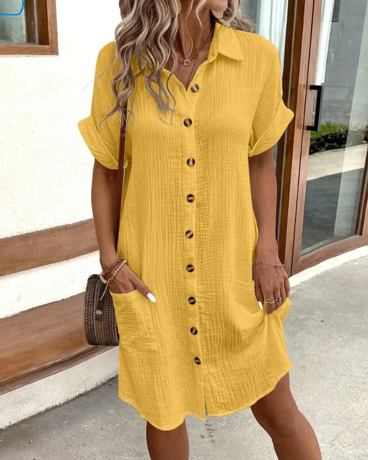 ÉLOISE | Elegant V-Neck Summer Dress