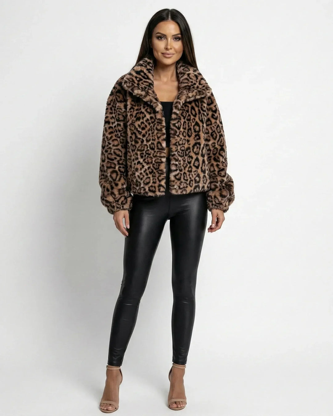 LEOPARD LUXE FELLJACKE