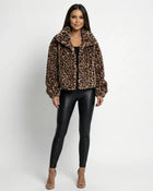LEOPARD LUXE FELLJACKE
