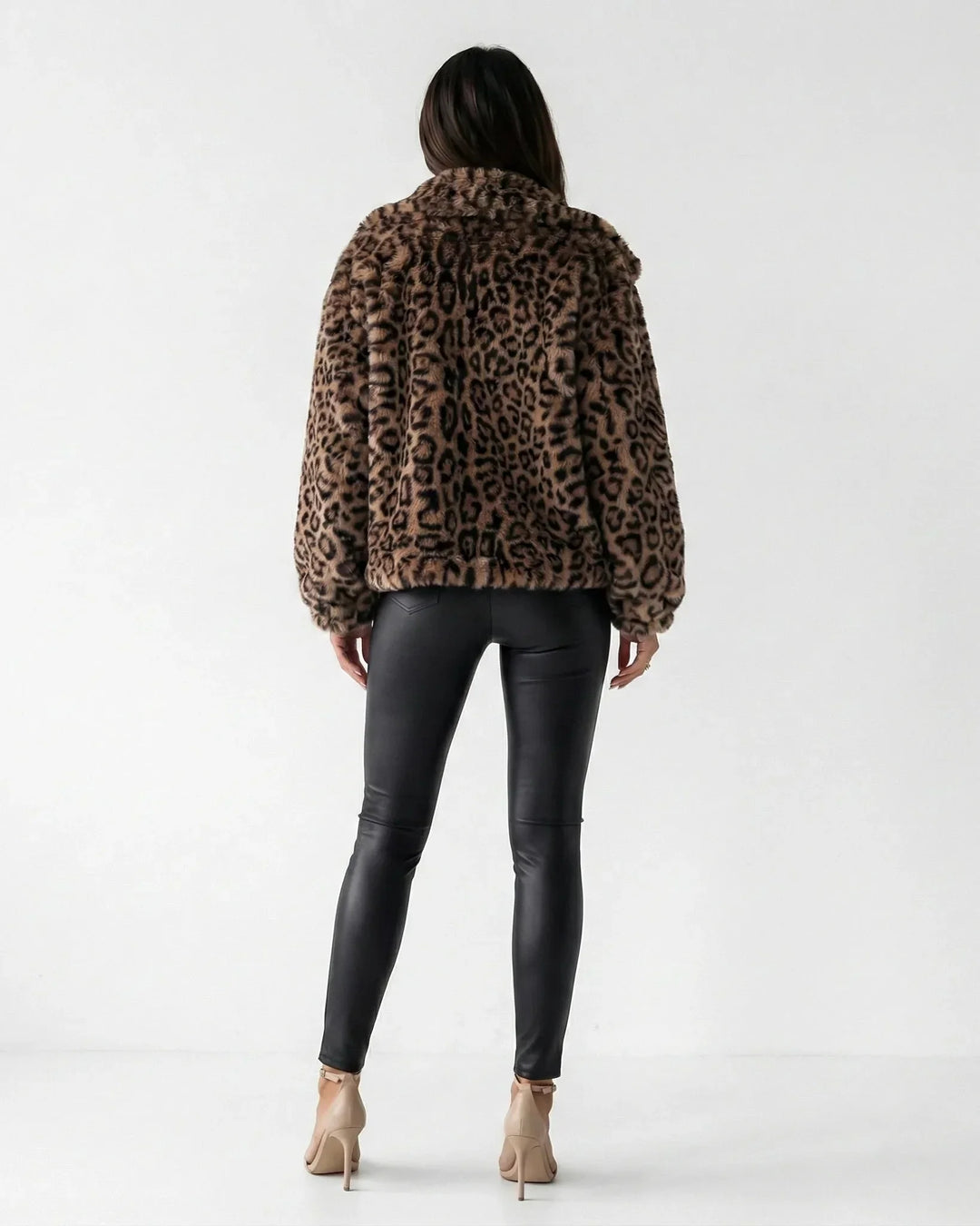 LEOPARD LUXE FELLJACKE