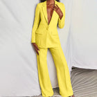 Damen Blazer- und Hosen-Set mit taillierter Passform und vielseitigem Stil