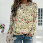 Margaret | Pullover mit gestickten Blumen für Damen