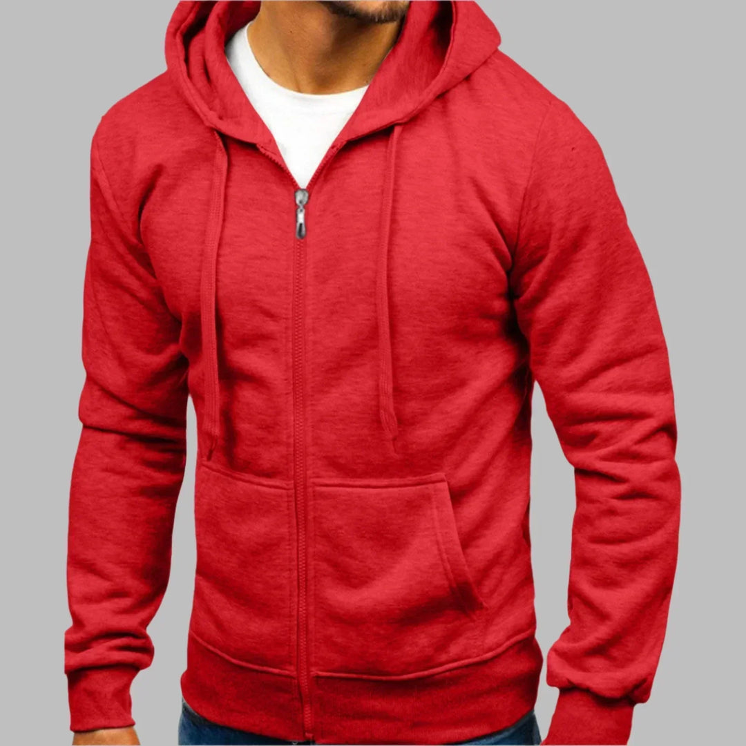Herren Hoodie | Voller Reißverschluss Langarm