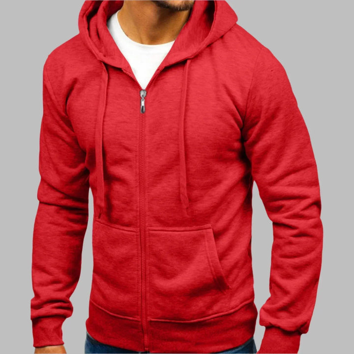 Herren Hoodie | Voller Reißverschluss Langarm