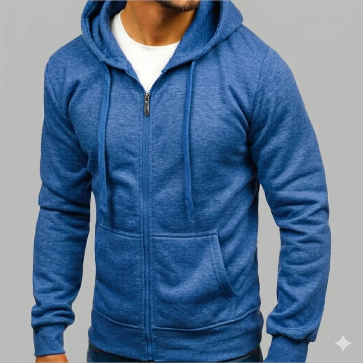 Herren Hoodie | Voller Reißverschluss Langarm