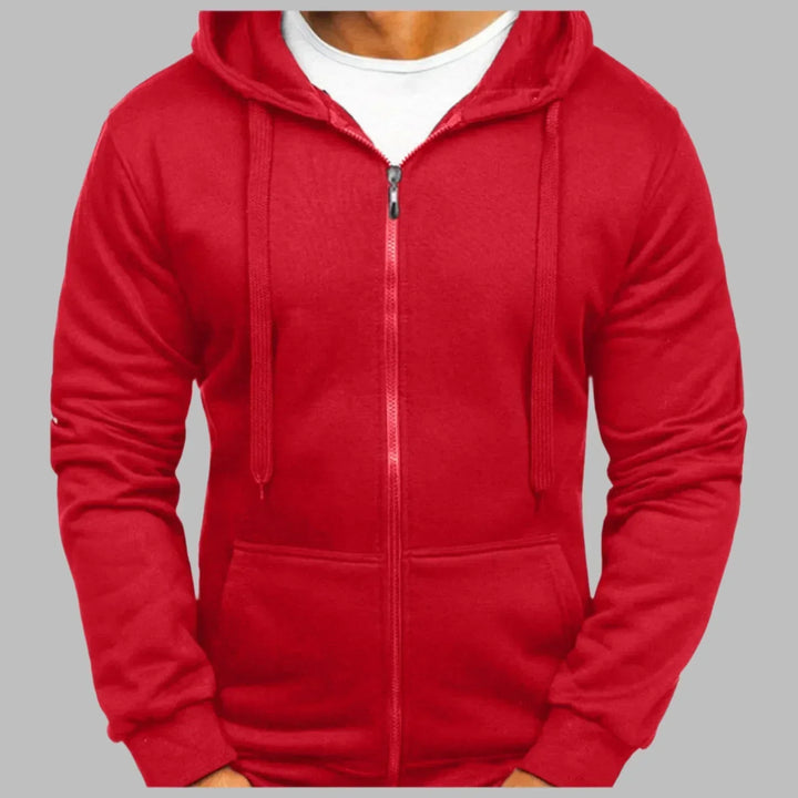 Herren Hoodie | Voller Reißverschluss Langarm