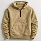 Herren Hoodie | Viertel Reißverschluss Kängurutasche Langarm