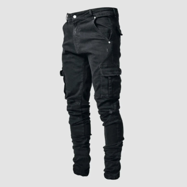 Jeans homme | Cargo stretch coupe ajustée