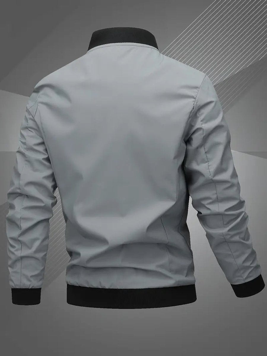 Horatio | Herren Oversized Bomberjacke mit Reißverschluss für Herbst und Winter