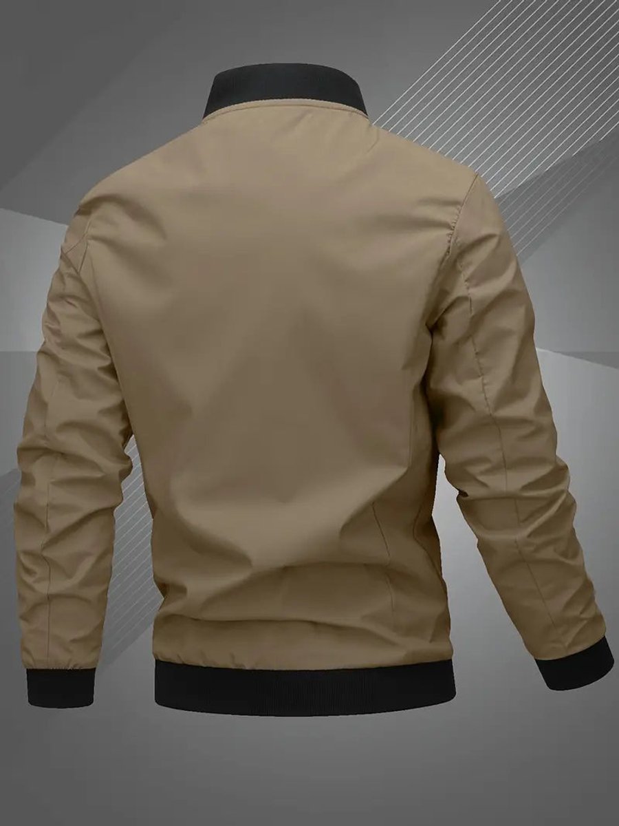 Horatio | Herren Oversized Bomberjacke mit Reißverschluss für Herbst und Winter