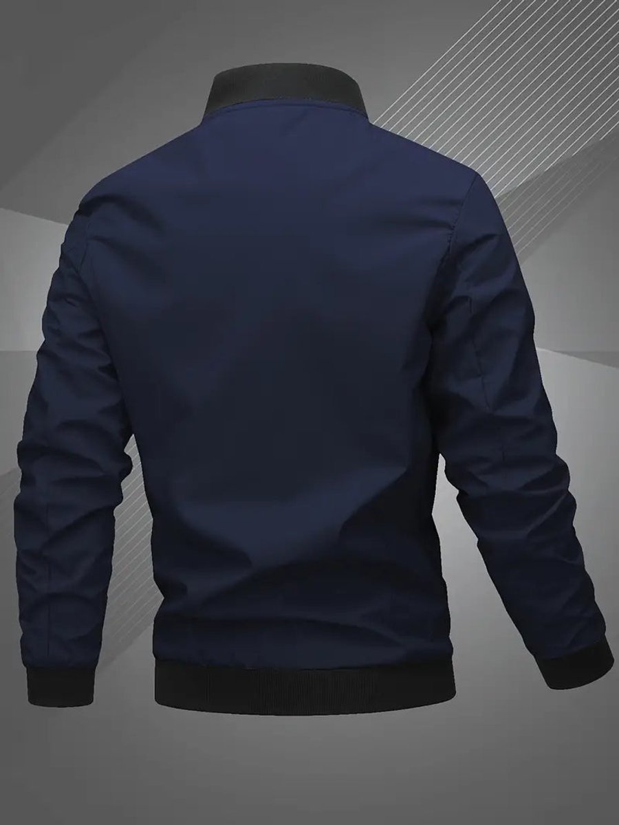 Horatio | Herren Oversized Bomberjacke mit Reißverschluss für Herbst und Winter