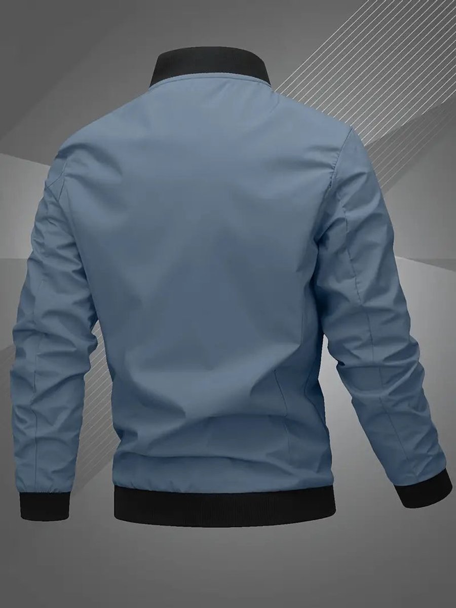 Horatio | Herren Oversized Bomberjacke mit Reißverschluss für Herbst und Winter