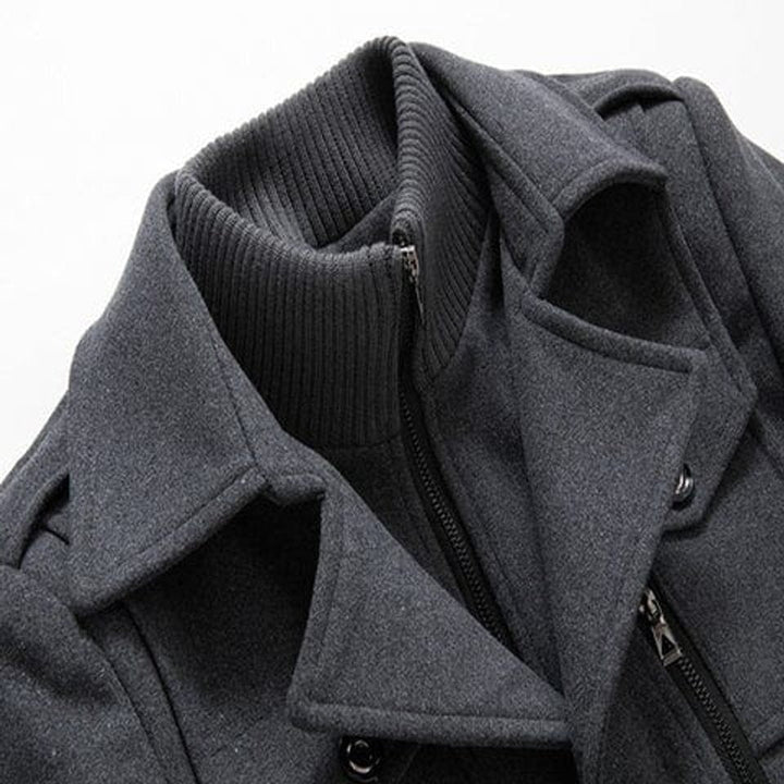 Gideon | Herren Zip-Front Mantel zum Layering