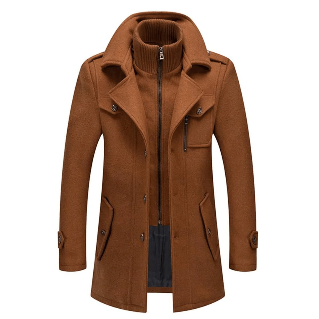 Gideon | Herren Zip-Front Mantel zum Layering