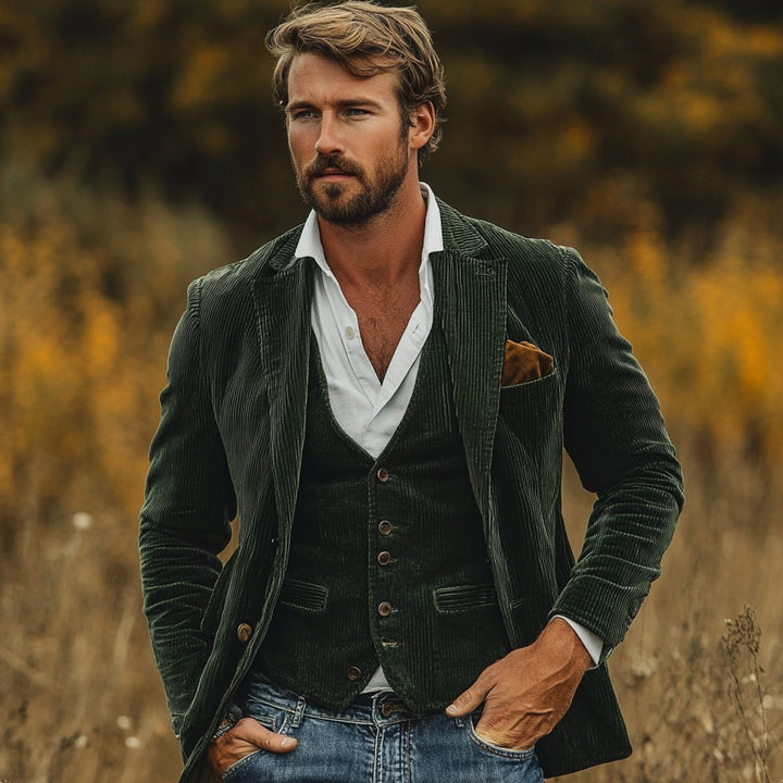 Gulliver | Herren Oversized gepolsterte Weste mit Knopfleiste für den Alltag
