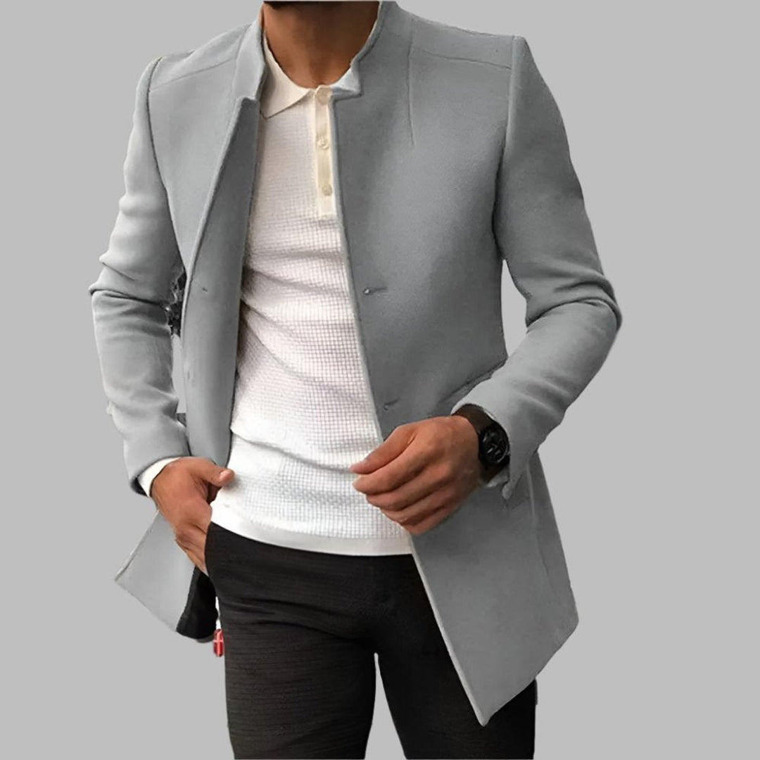 Gareth | Herren Oversized Mantel mit Reißverschluss für Herbst und Winter