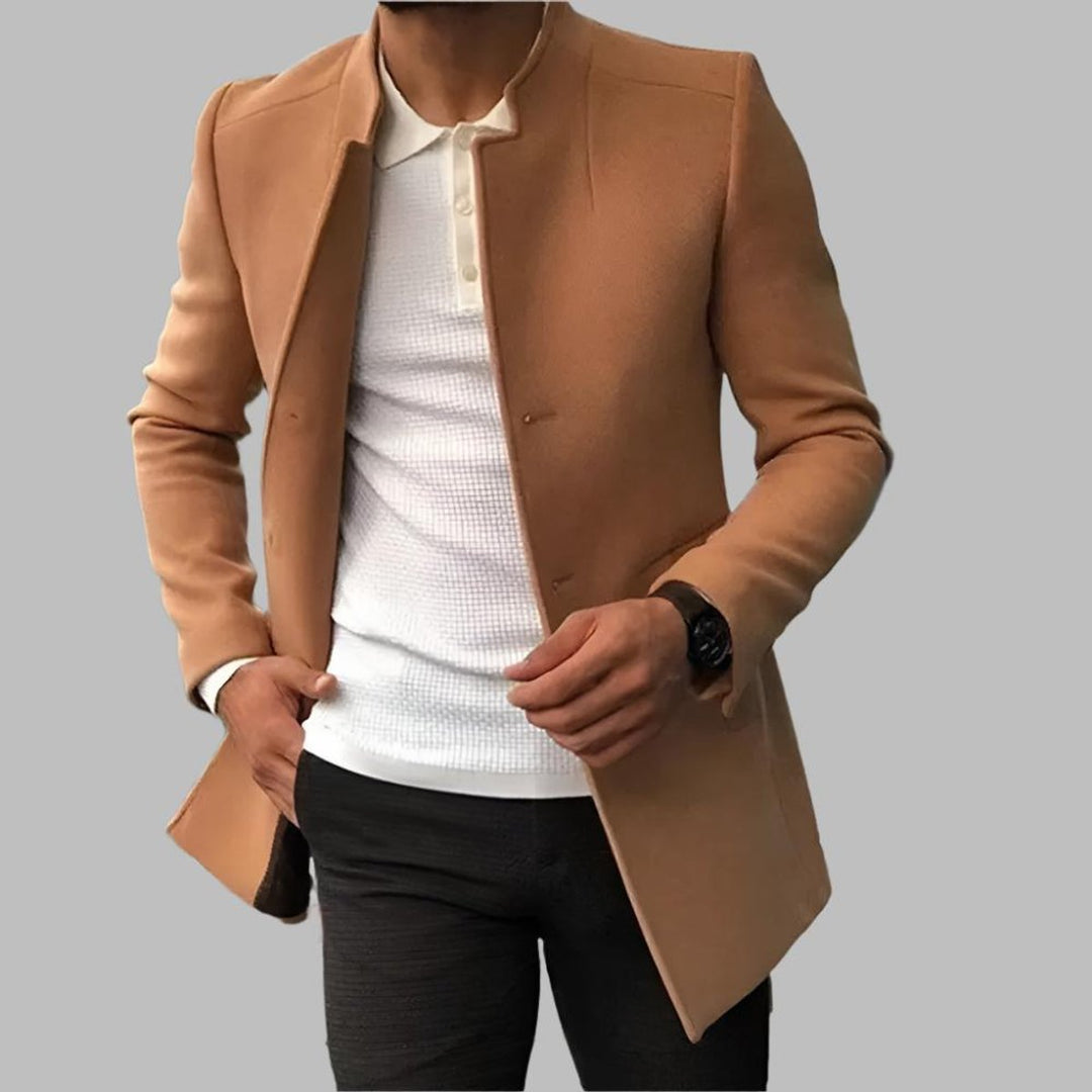 Gareth | Herren Oversized Mantel mit Reißverschluss für Herbst und Winter