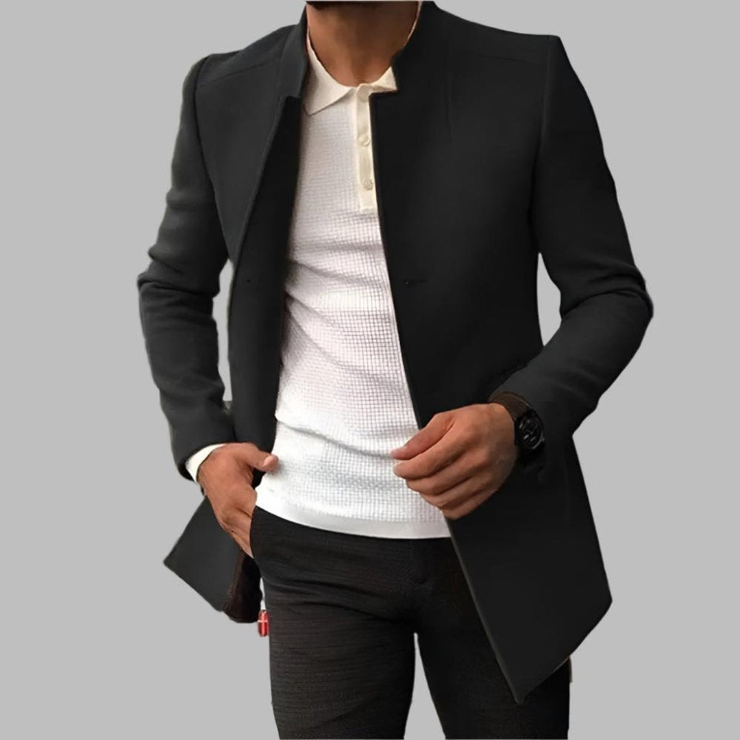 Gareth | Herren Oversized Mantel mit Reißverschluss für Herbst und Winter