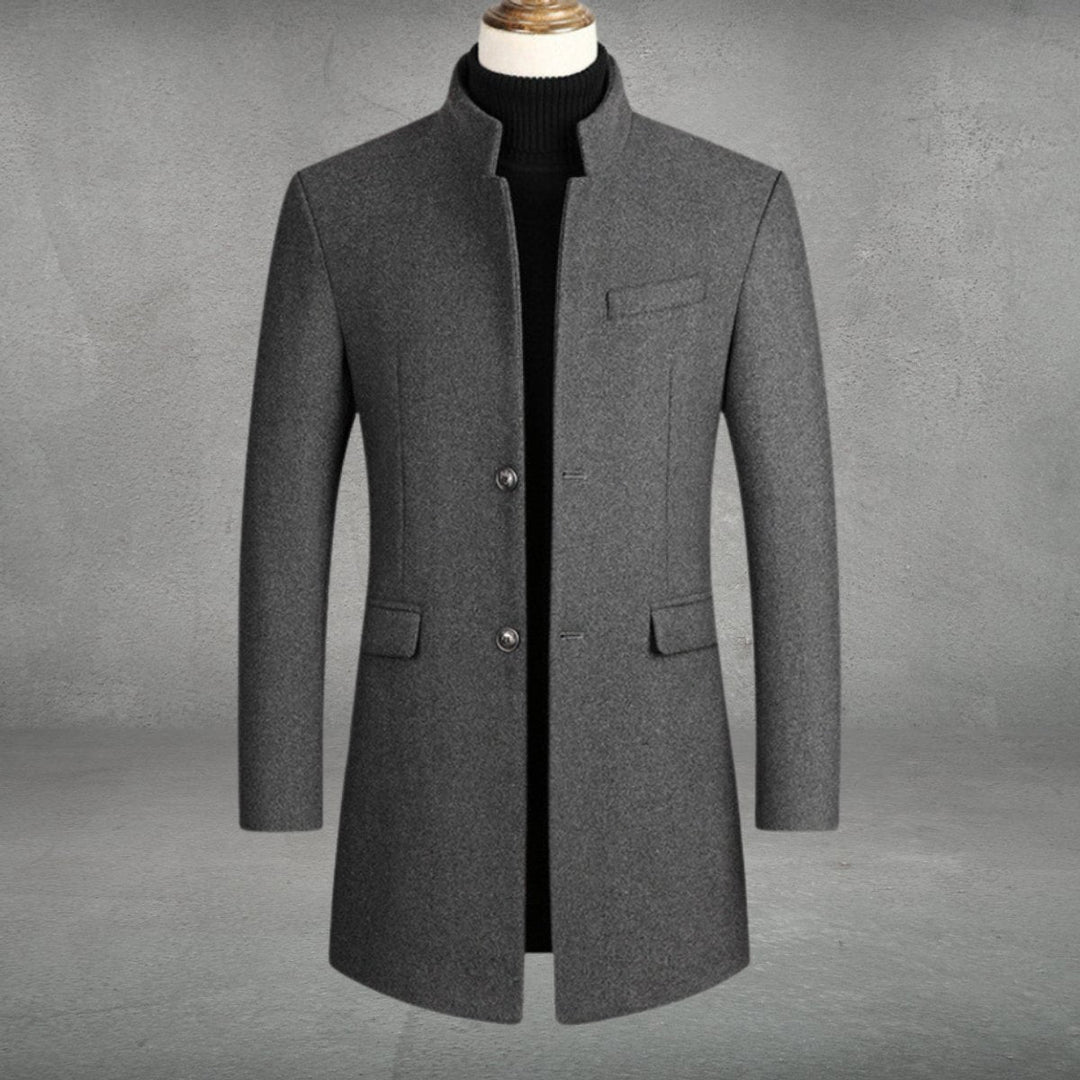 Desmond | Herren Oversized Mantel mit Knopfleiste für kaltes Wetter