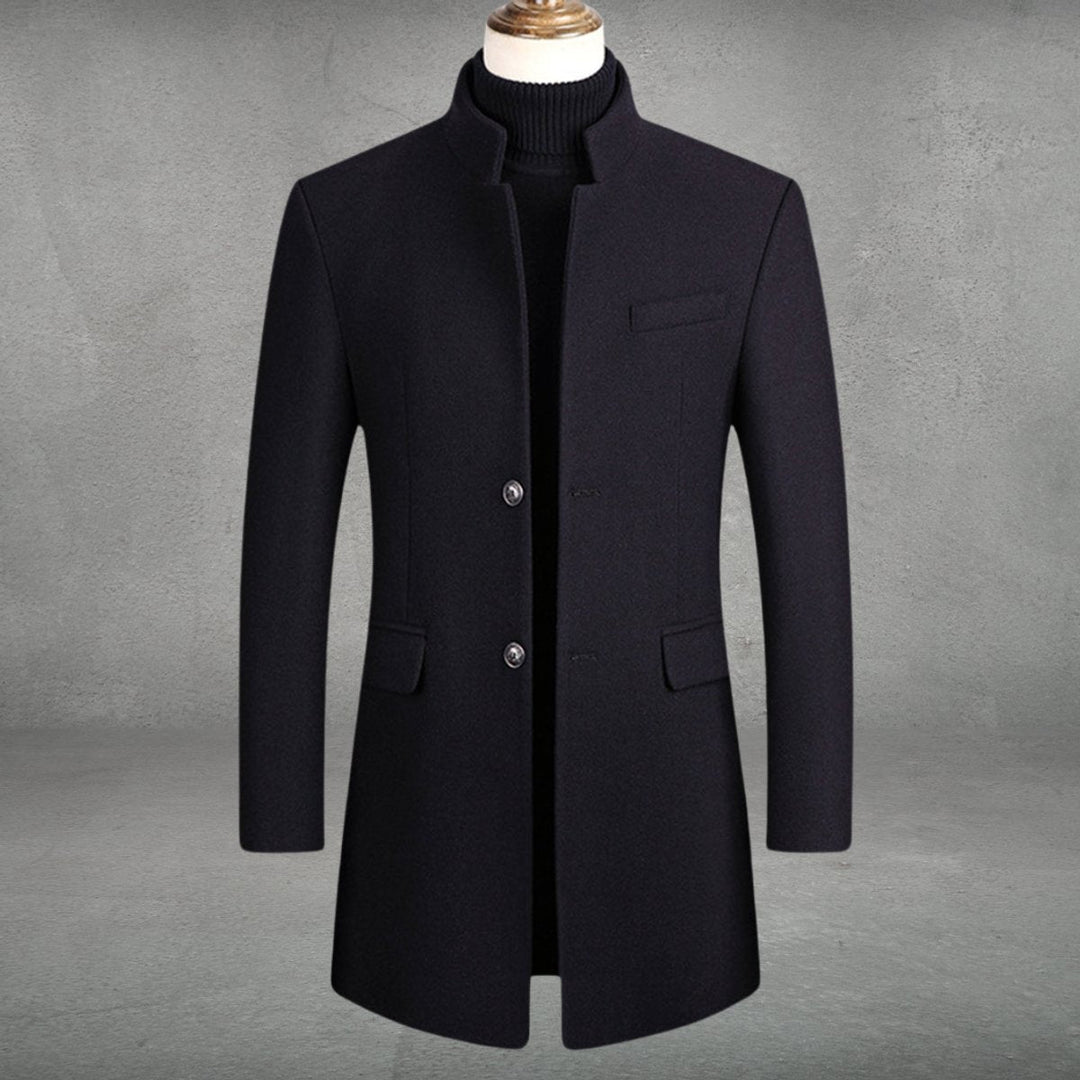 Desmond | Herren Oversized Mantel mit Knopfleiste für kaltes Wetter