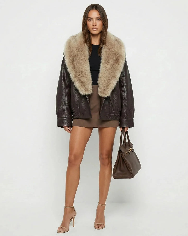 MILAN FELLLEDERJACKE