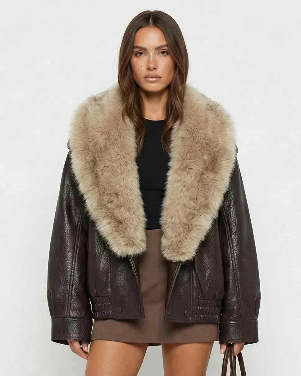 MILAN FELLLEDERJACKE
