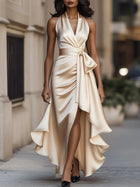 Miss | Abendkleid Damen Halterneck High-Low - Polyester