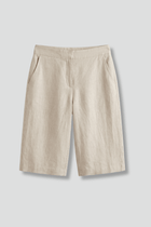 Damen | High Waist Shorts - Baumwollmix