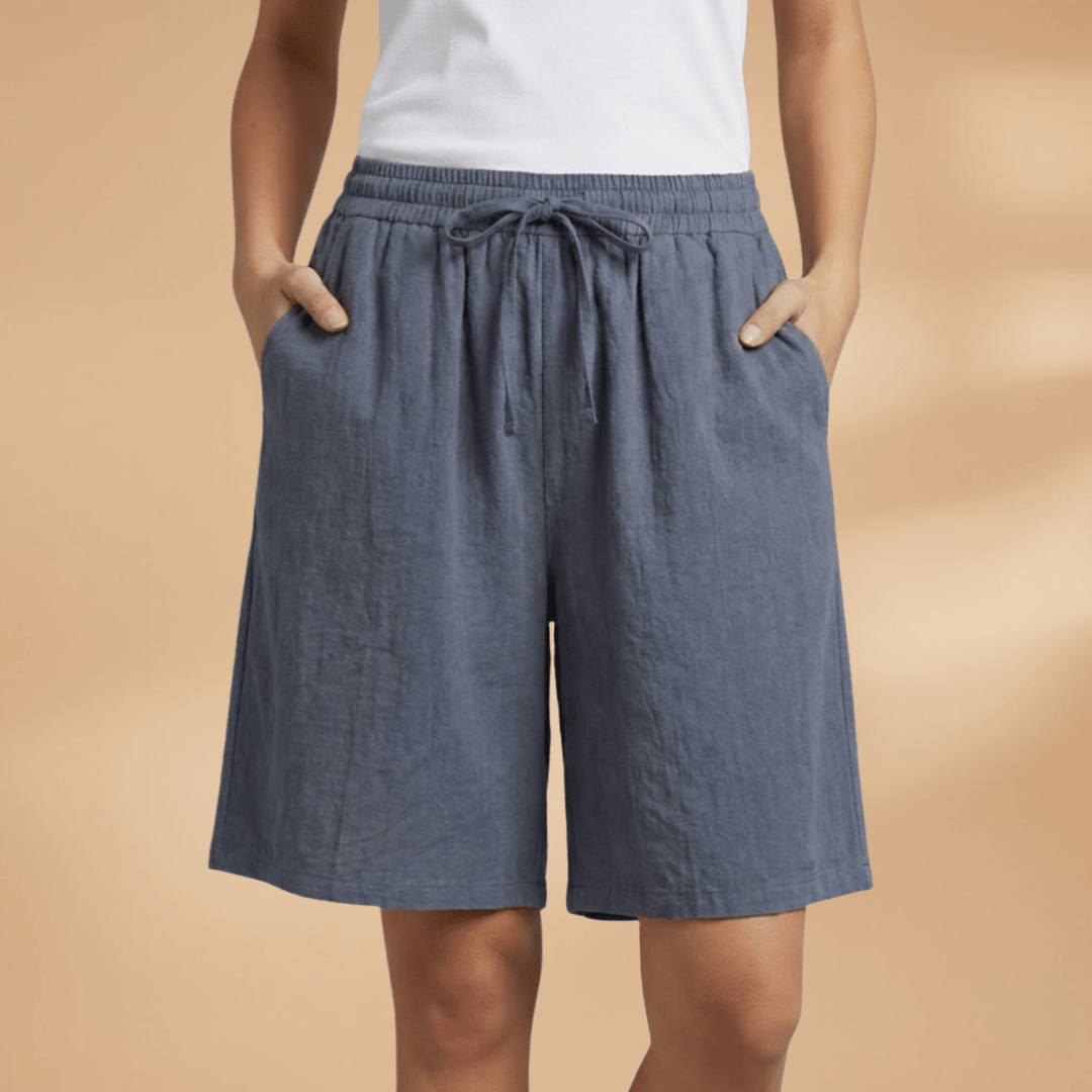 Damen | Shorts Relaxed Fit - Baumwolle