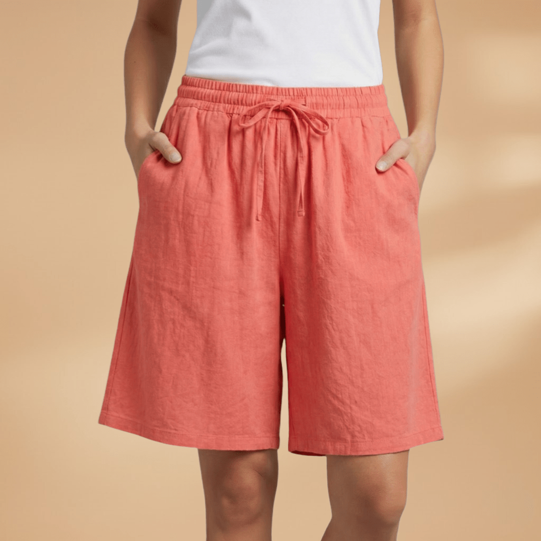Damen | Shorts Relaxed Fit - Baumwolle